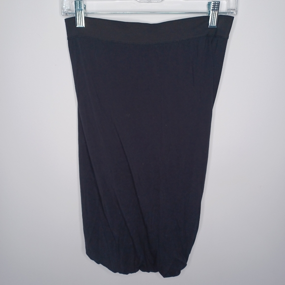 ALEXANDER WANG BUBBLE HEM SKIRT BLACK SIZE Medium - Picture 2 of 4
